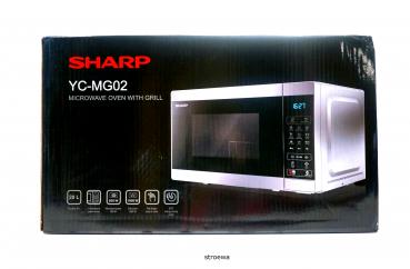Sharp YC-MG02E-S Kombi- Mikrowelle silber