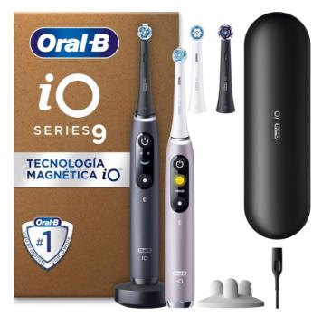 Oral-B iO Series 9 Plus Edition Duo Black Onyx/Rose Quartz