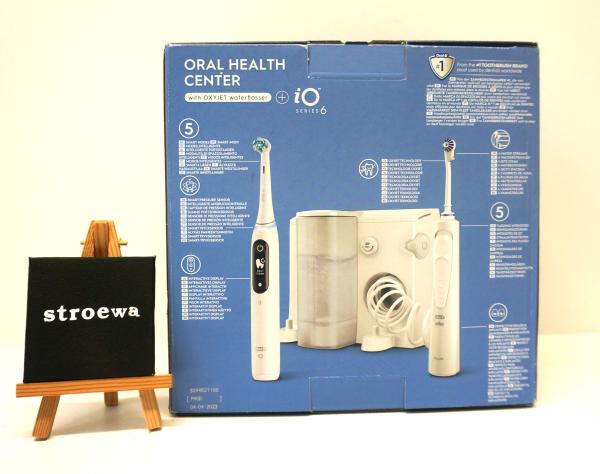 Oral-B Oral Health Center Munddusche + iO Zahnbürste Series 6 white