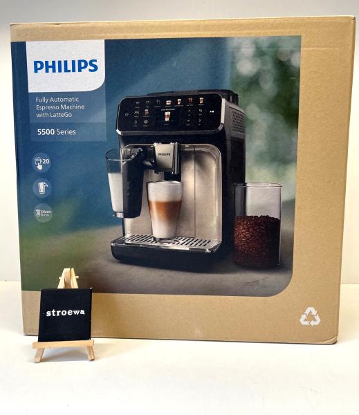Philips Series 5500 Latte Go Kaffeevollautomat EP5544/50 Grau