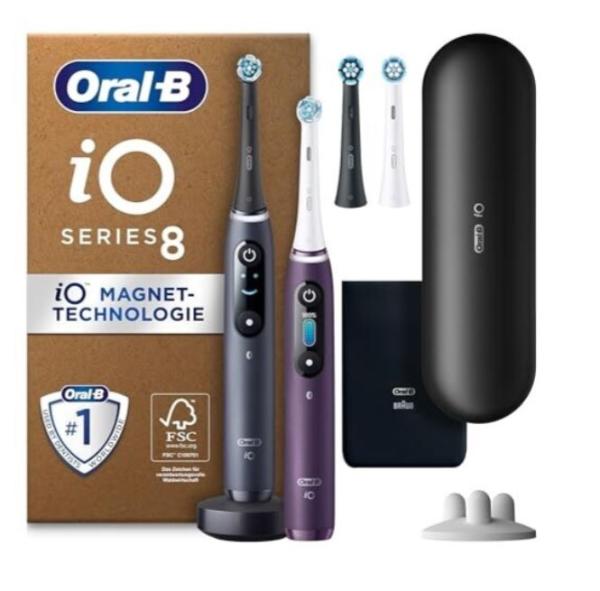 Oral-B iO Series 8 Duo Plus Edition Black Onyx/violet